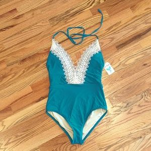 Sea Angel Teal One Piece Swimsuit